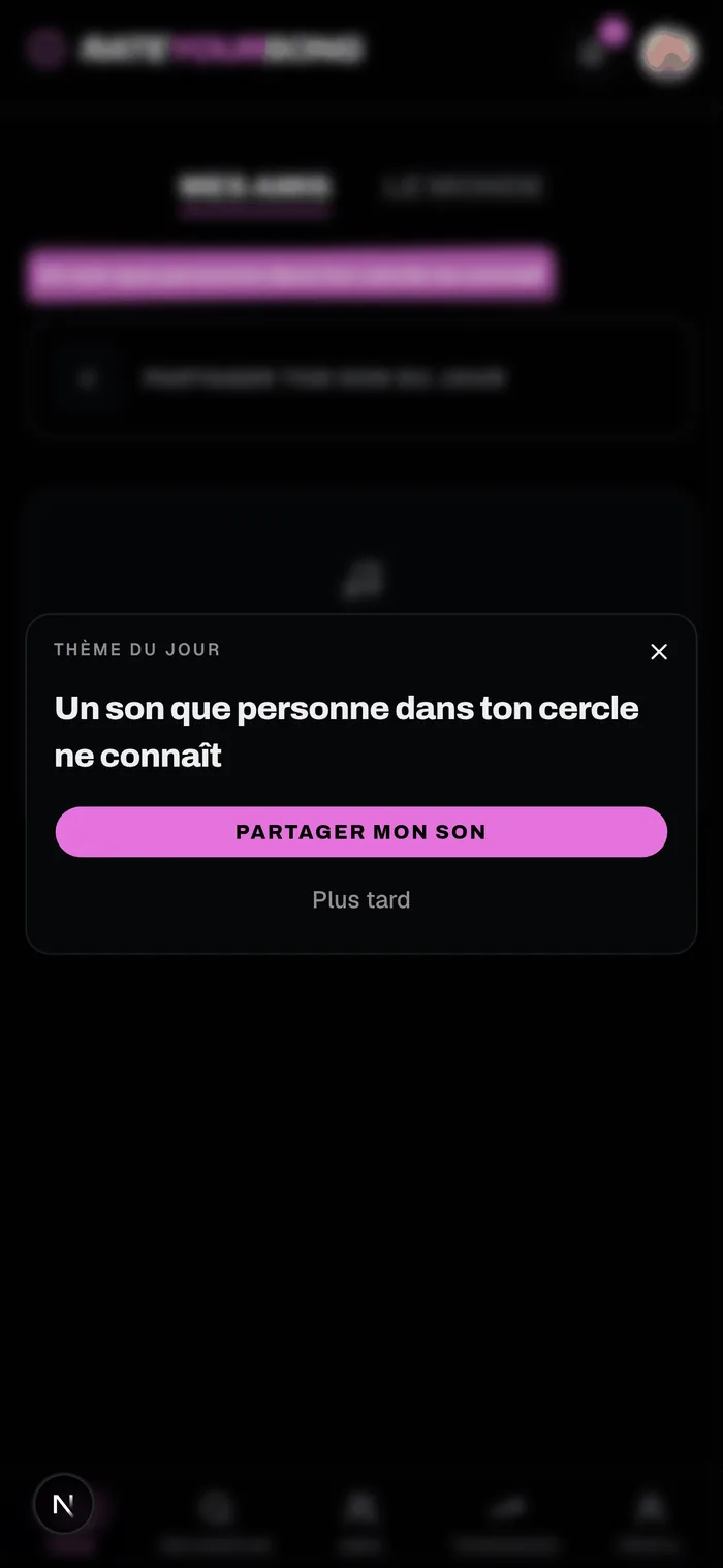 Ryst, choix du thème du jour